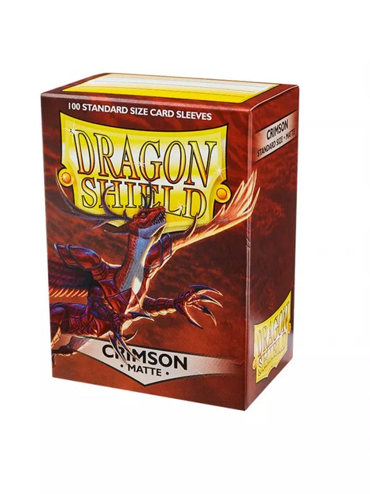 Dragon Shield - 100 Sleeves Matte – Crimson